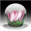 Image 2 : Zellique 2005 Pink Crimp Rose Pedestal Paperweight