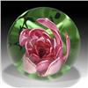 Image 3 : Zellique 2005 Pink Crimp Rose Pedestal Paperweight