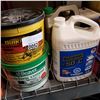 Image 2 : LOT OF CEMENT MAKING SUPPLIES, WOOD CLEANER, AND ANTI FREEZE