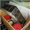 Image 2 : BOX OF HARDWARE ORGANIZERS W/ HARDWARE