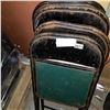 Image 3 : 3 METAL SIGNS AND 5 1940 COOEY METAL FOLDING CHAIRS