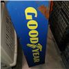 Image 2 : BLUE AND YELLOW METAL GOOD YEAR SIGN DOUBLE SIDED