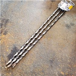 3 DIAGAR 1/2" x 18" SDS CONCRETE DRILL BITS