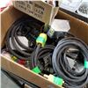 Image 2 : BOX OF EXTENSION CORDS AND ELECTRICAL BOXES