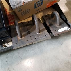 3 IRON MOORING PLATES