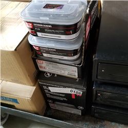 2 BOXES OF STAINLESS 3" x 8" EXTERIOR SCREWS