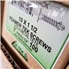 Image 2 : BOX OF 10 x 1/2 TREAMER TEK SCREWS 2100 PIECES