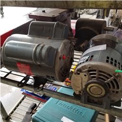 DOUBLE CAPACITOR STARTER MOTOR, 1/4HP ELECTRIC MOTOR, GEAR REDUCER, AND 40-1 BROWNING GEAR REDUCER