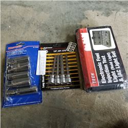 FUEL INJECTION TEST WESTWARD SPARK PLUG SOCKET SET AND BRAKE CALIPER HEX BIT SET