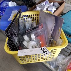 LOT OF WESTWARD SPARK PLUG SOCKETS AND CASTORS