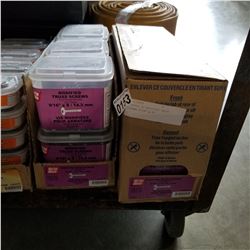 2 BOXES OF MODIFIED TRUSS SCREWS 9/16" x 8"