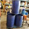 Image 2 : 5 PLASTIC DRUMS