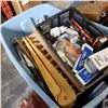 Image 2 : 3 TOTES OF TOOLS AND SHOP SUPPLIES