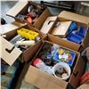 Image 1 : 4 BOXES OF TOOLS AND SHOP SUPPLIES