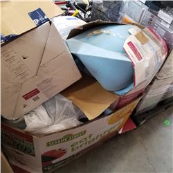 PALLET OF RETURNED GOODS, MATTRESS TOPPERS, ETC