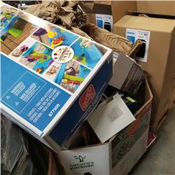 PALLET OF RETURNED ITEMS, VACUUM, APPLIANCES, ETC