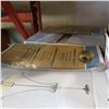 Image 2 : 4 COMPLETE BRUSHED NICKEL HANGING PENDANT LIGHTS