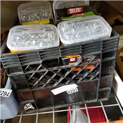 CRATE OF VARIOUS NEW NAILS