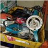 Image 2 : TOTE OF ROUTERS BATTERY CHARGER AND DRILL