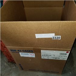BOX OF 5 X-BOX CONSOLES AND POWER CORDS