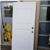 Image 2 : WHITE METAL EXTERIOR DOOR 79"X 31.5"
