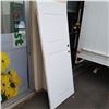 Image 3 : WHITE METAL EXTERIOR DOOR 79"X 31.5"
