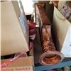 Image 2 : BOX OF WORK GLOVES, PET DIAPERS, AND DISHES