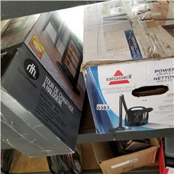 BISSELL POWERFORCE VACUUM AND HALOGEN TOWER HEATER