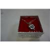 Image 1 : NEW IN BOX GUESS SILVER NECKLACE W/ HEART PENDANT AND STONES