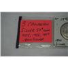 Image 2 : 3 CANADIAN SILVER 50c COINS 1955, 1956, 1957 .800 SILVER