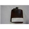 Image 1 : ANTIQUE MADE IN ENGLAND LEATHER AND METAL HIP FLASK