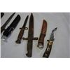 Image 2 : LOT OF 3 BAYONETS AND 3 BUCK KNIVES AND SHARPENING STONE