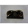 Image 1 : AUTHENTIC RAY BAN SUNGLASSES AVIATOR CLASSIC MODEL 3025 001/3K W/ CASE AND CLOTH - RETAIL $213
