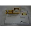 Image 1 : STERLING SILVER YELLOW GOLD PLATED GENUINE 0.52CT BLACK SPINEL EARRINGS W/ APPRAISAL $600