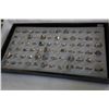 Image 2 : LARGE TRAY OF RINGS STAMPED STERLING 925