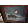 Image 2 : 2 CANADIAN PICTURES AND FLAG