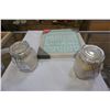 Image 1 : 2 JARS OF NEW SKIN BOTANICALS PLUS BATHROOM RULES PLAQUE