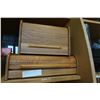 Image 1 : 2 WOODEN ROLL-POP STORAGE UNITS