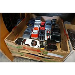 TRAY OF DIE CAST AND RC CARS