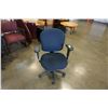 Image 1 : BLUE GAS LIFT OFFICE CHAIR