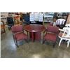 Image 1 : OFFICE TABLE AND 2 CHAIRS