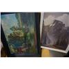 Image 2 : 4 OIL PAINTINGS AND LIMITED EDITION PRINT