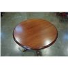 Image 3 : ROUND MAHOGANY PARLOUR TABLE