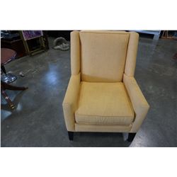 YELLOW STYLUS ACCENT CHAIR