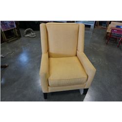 YELLOW STYLUS ACCENT CHAIR