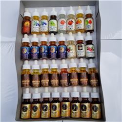 32 BOTTLES OF 15ML E VAPE JUICE RETAIL $10 EACH