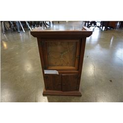 TABLE CLOCK W/ STORAGE