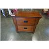 Image 1 : 2 DRAWER REAL WOOD NIGHTSTANDS