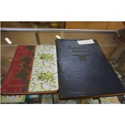 1911 CHRISTMAS CAROL BY CHARLES DICKENS AND NATIONAL PARKS OF AMERICA BOOK