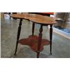 Image 5 : ANTIQUE GLASS BALL CLAW FOOT PARLOUR TABLE